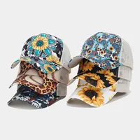 2023 Summer Polyester Print Casquette Baseball Cap Adjustable Breathable Mesh Outdoor Snapback Hats for Men and Women 191 1