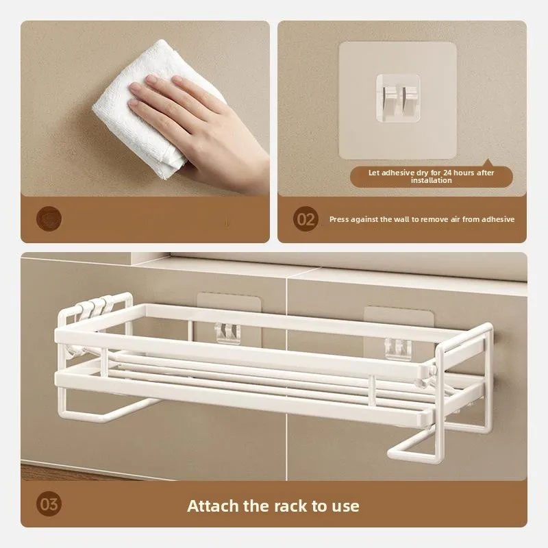 Kitchen Drain Ra Cloth Holder Faucet Storage elf Wall Mounted Multi-Function Spice Basket Household Sink Organizer