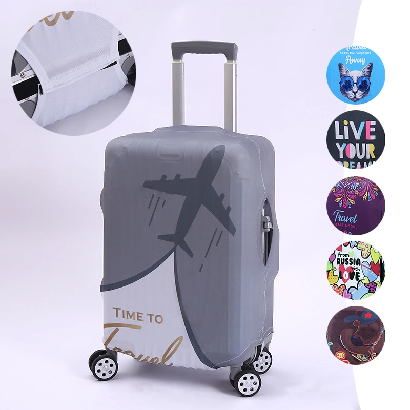 

Travel Luggage Suitcase Protective Cover Trolley Case Travel Luggage Dust Cover Travel Accessories Packing Organizer Multi Color