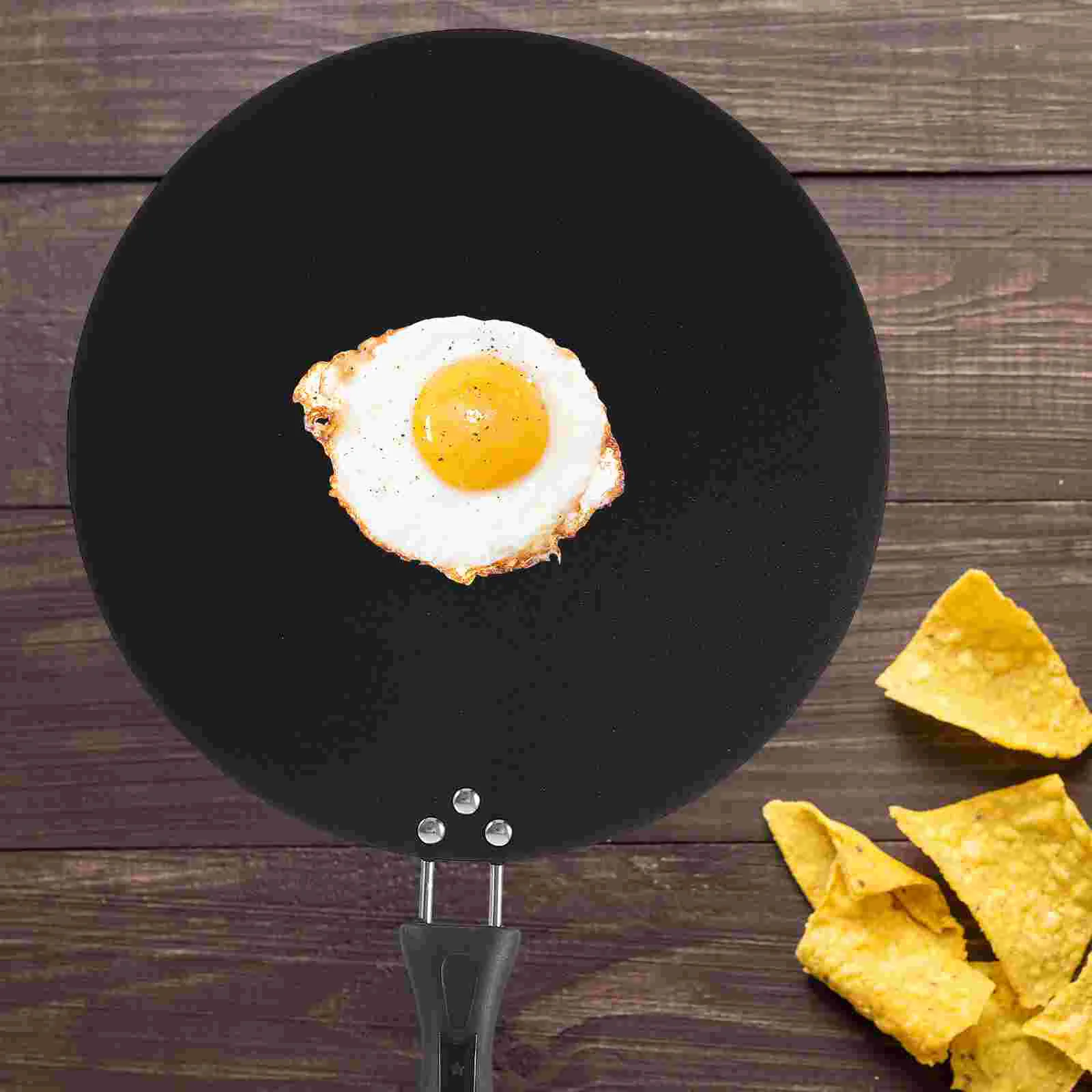 

Egg Pan Portable Baking Pan with Handle Tortilla Pan Crepe Pan for Home Restaurant