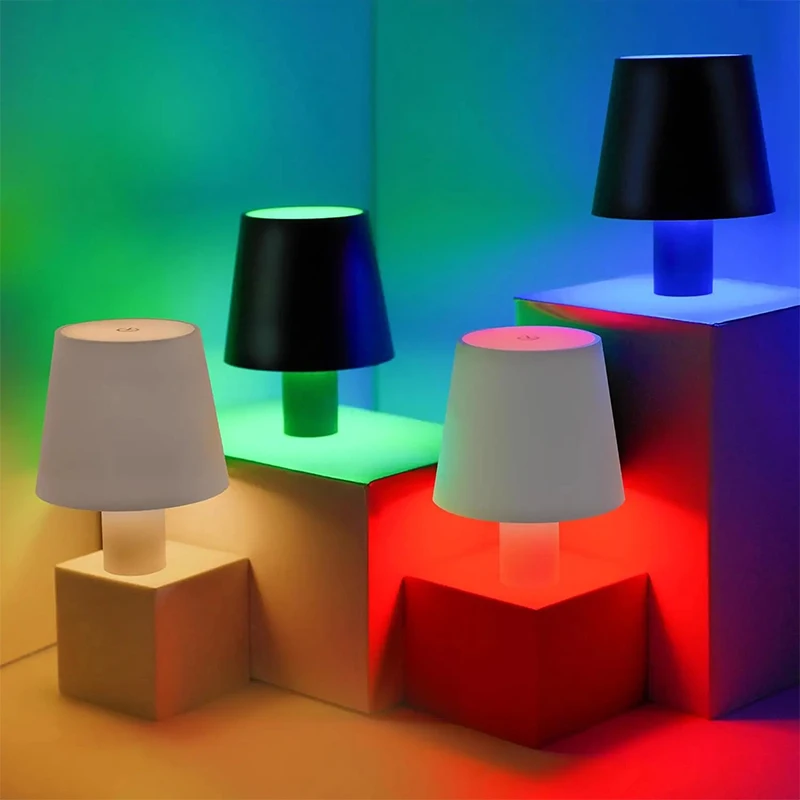 

Светодиодный светильник для винных бутылок с сенсорным управлением, перезаряжаемая головка лампы, бар, ресторан, атмосфера кафе, ночник, 3 цвета