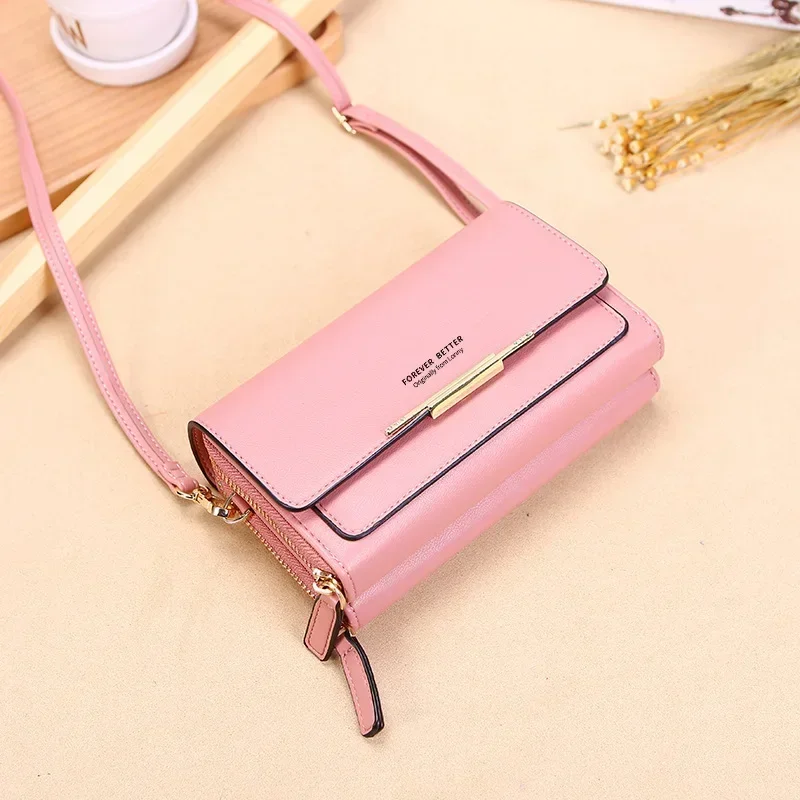 New Pu Leather Women Handbags Female Multifunctional Large Capacity Shoulder Bags Fashion Crossbody Bags for Ladies Phone Purse 3