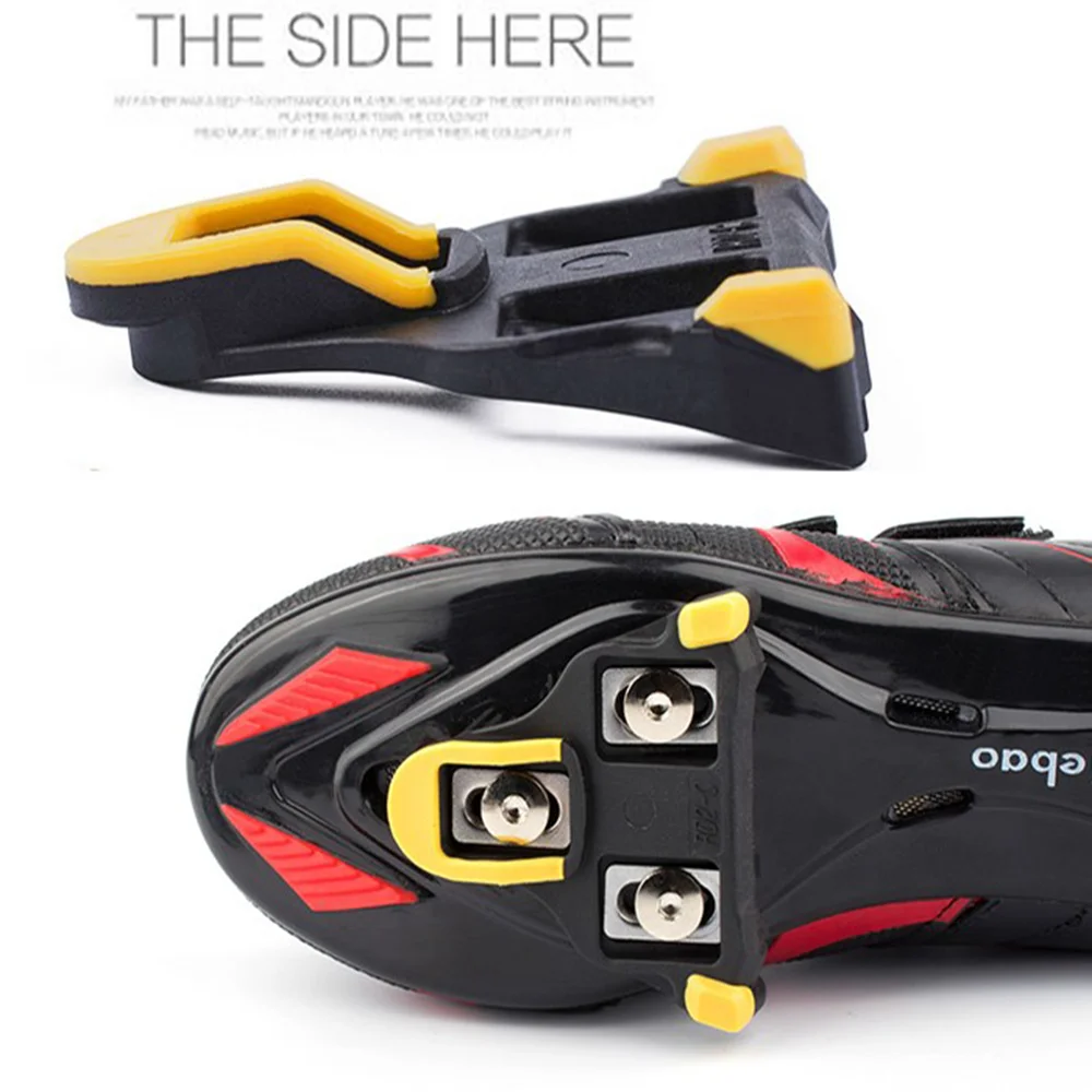 Lot De 2 Cales Pour Pédales SPD - Compatible Shimano - Antidérapant, Réglable - Pour VTT, Vélo Route, Home Trainer