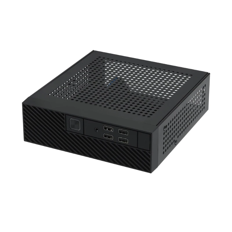 Mini ITX Computer Case Chassis HTPC Host Case USB ITX Enclosure PC Computer Chassis Desktop Box Easy to Install