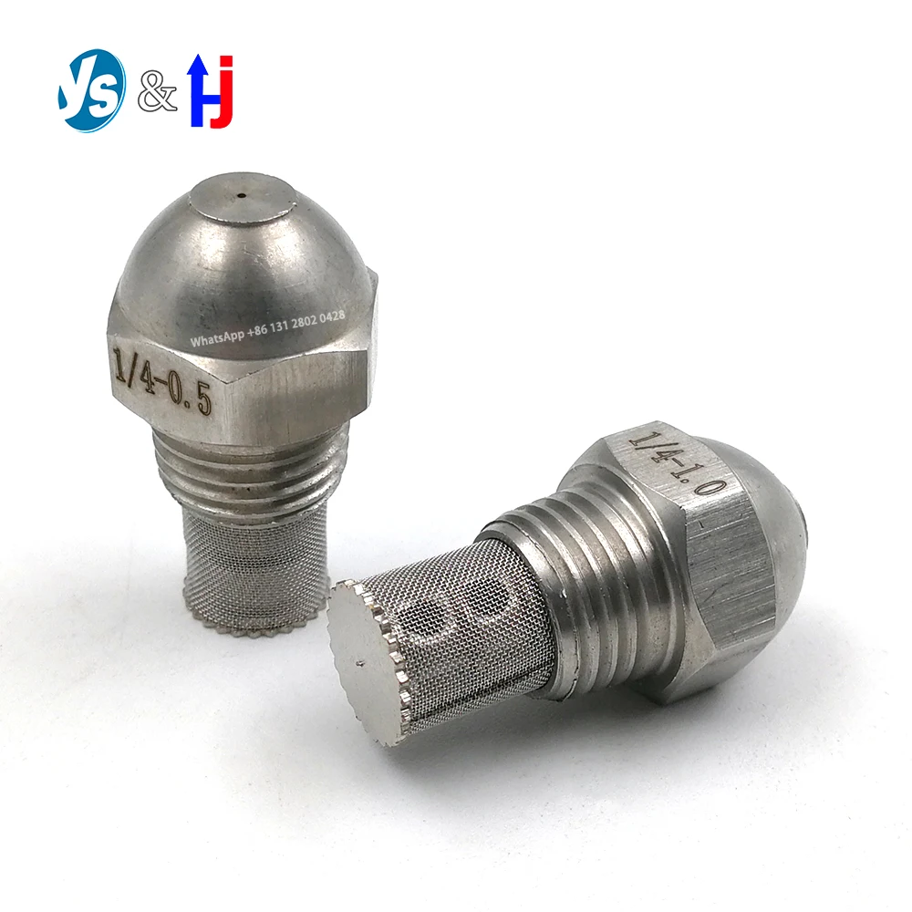 

1 PCS 1/4“ inch 0.2-1.8mm Stainless Steel 1/4" Industrial Burner Nozzle, Boiler Oil Burner Nozzle, Fine Mist Spray Nozzle