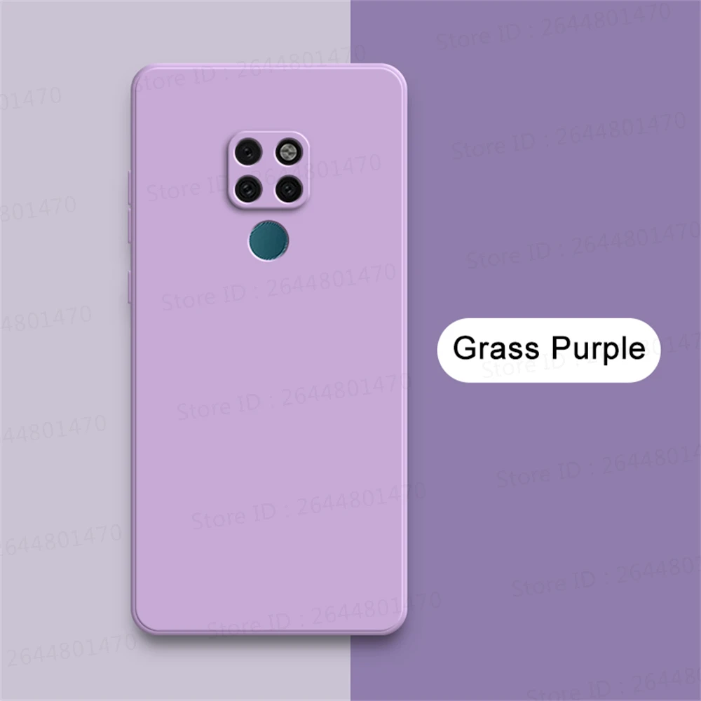 Elegant Soft Candy Silicone Phone Case - Stylish Square Design