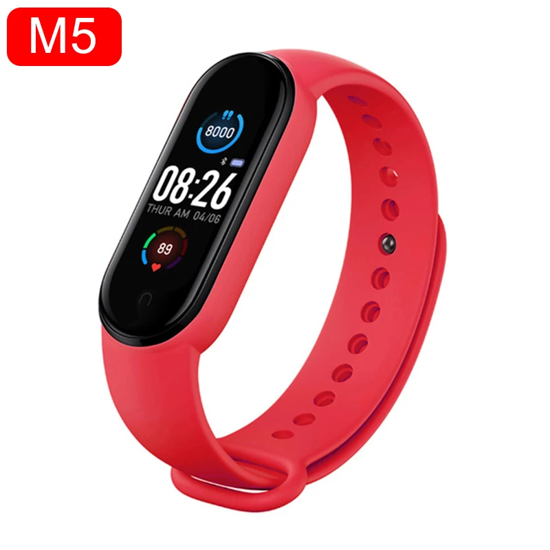 M5 Smart Band IP67 Waterproof Sport Smart Watch Men Woman Blood Pressure Heart Rate Monitor Fitness Bracelet For Android IOS 