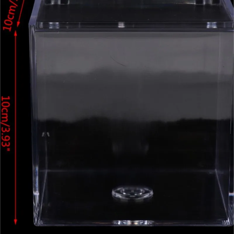 Practical Acrylic Capsule Coffee Storage Box Holder Transparent Dustproof Case with Lid coffee storage box
