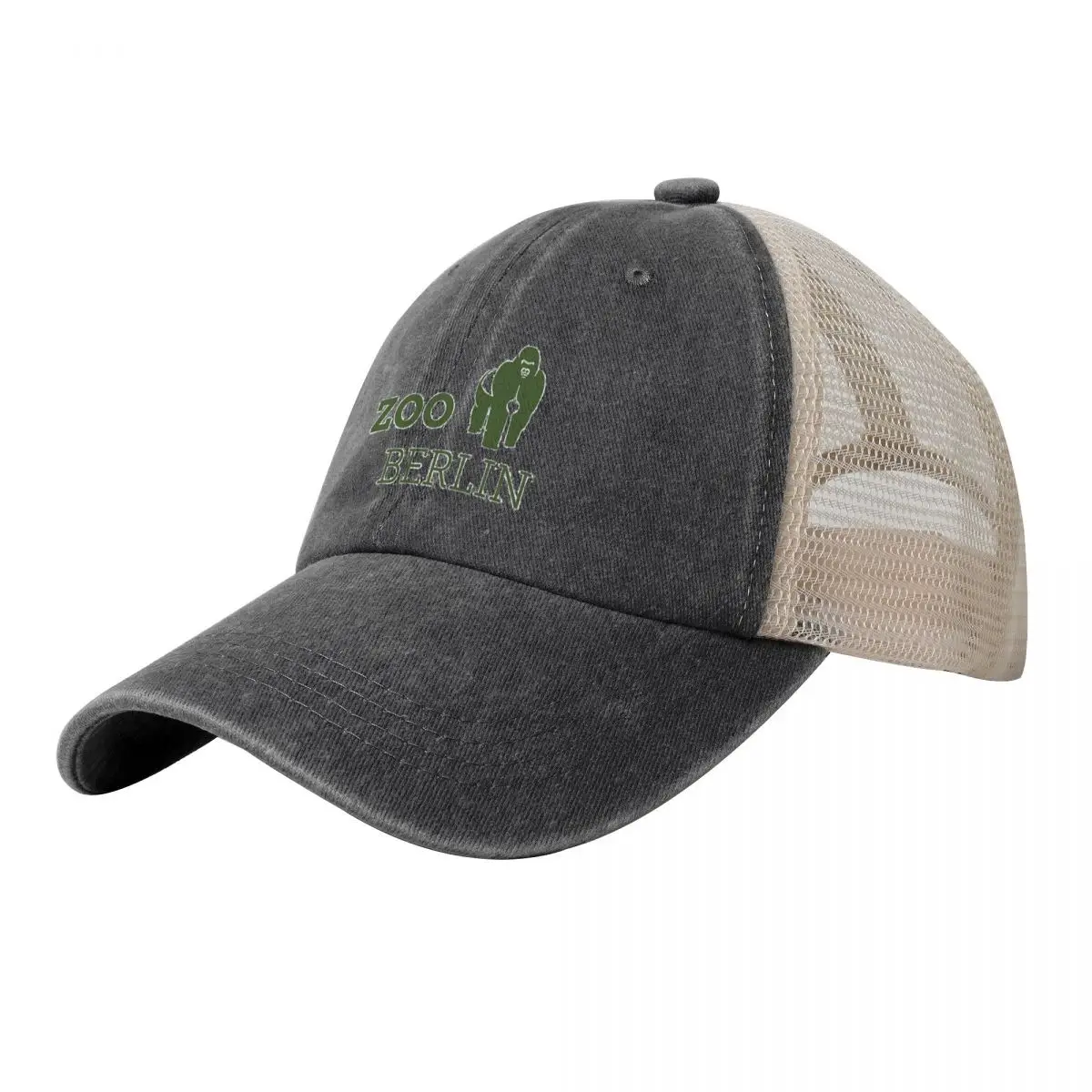 

Berlin zoo Cowboy Mesh Baseball Cap Custom Cap sun hat beach hat Golf Men Women's