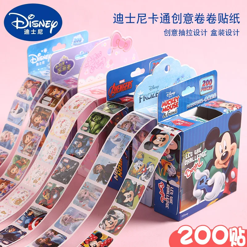 

Disney 1 Box Anime Sticker Spiderman Cartoon Stickers Pull Out Spiderman StIckers Cute Kawai Baby Boykids Toy Christmars Gifts