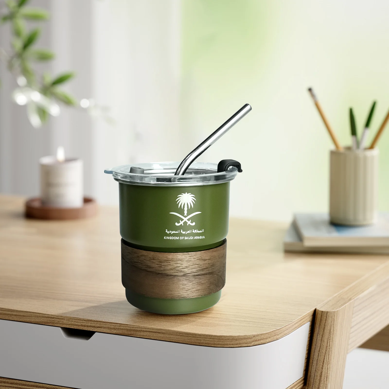 Luxury Stainless Steel Coffee Cup 250ml - فنجان قه...