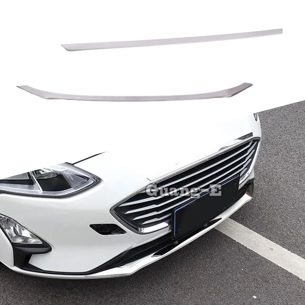 

Для Ford Focus 2019 2020 2021 2022 тюнинг корпуса Передняя головка верхний бампер накладка на двигатель Нижняя решетка крышки края