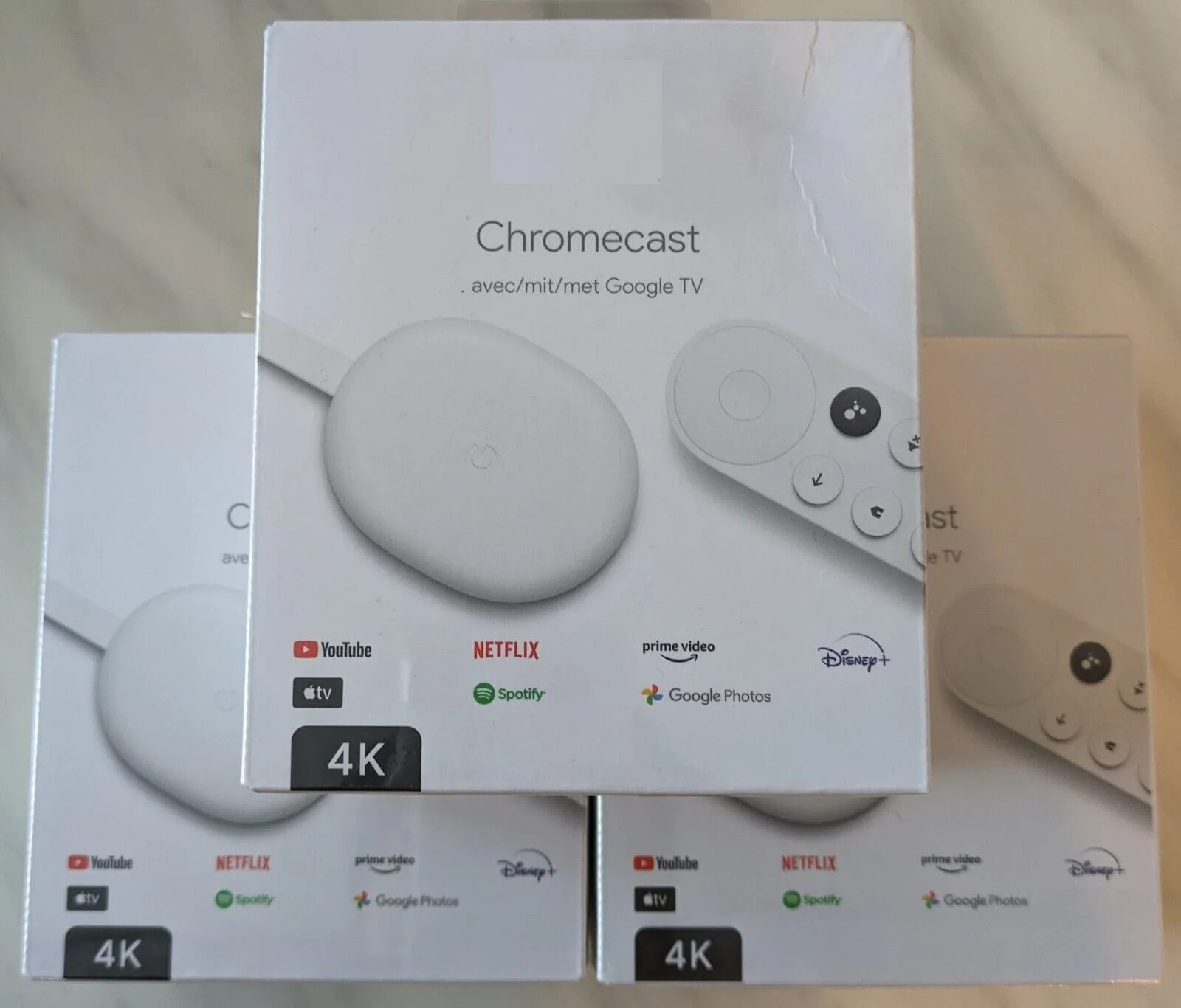 

Распродажа со скидкой Chromecast с Google TV 4K UHD, потоковая передача медиа 4K HDR