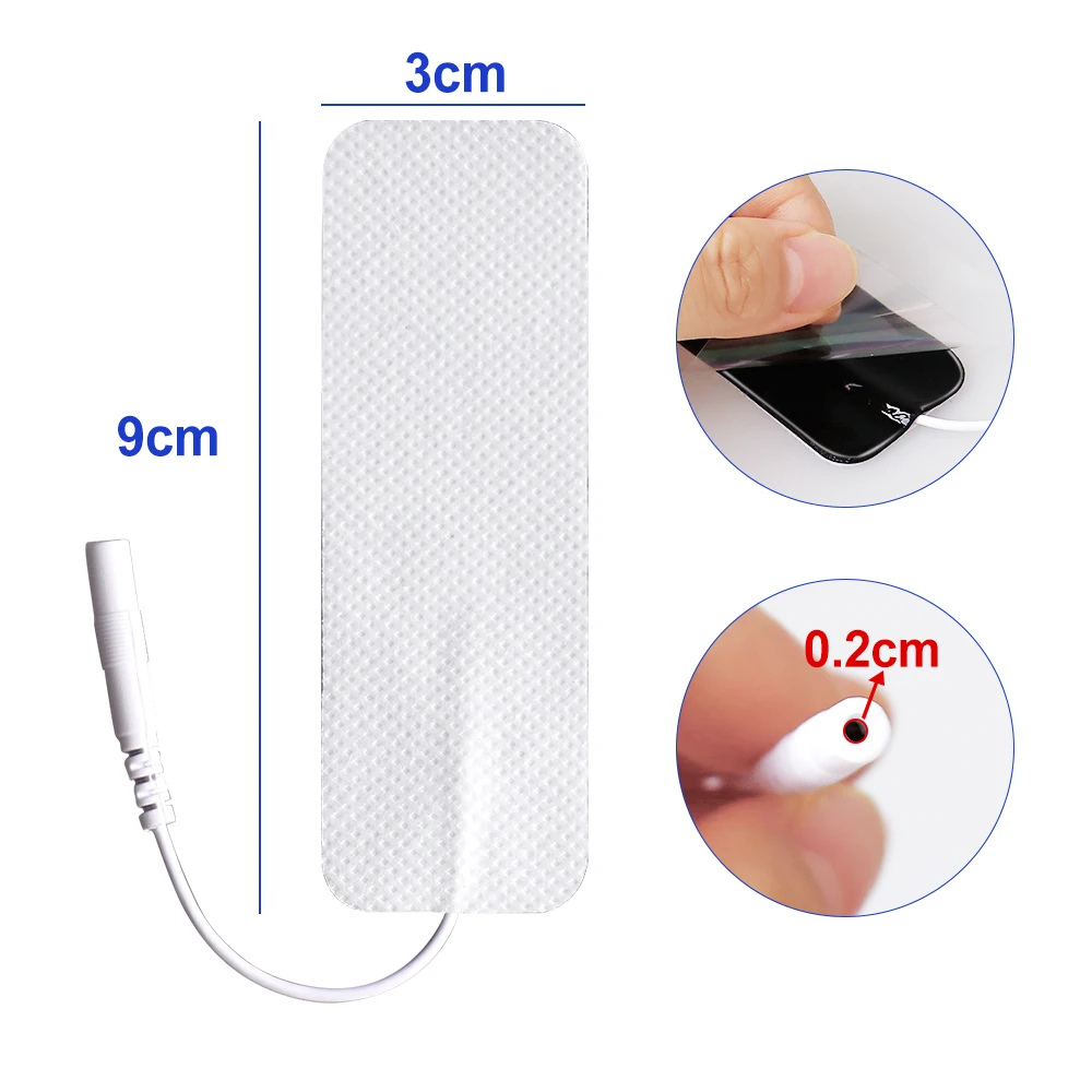 Tens Unit Wireless Electrode Pads: Easy@home Reusable Electrodes Pads