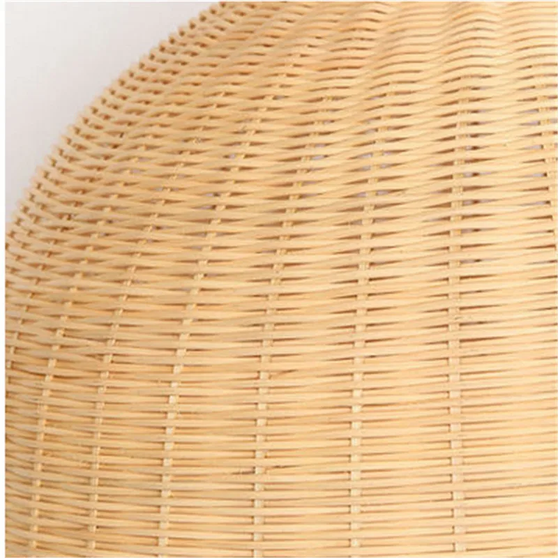 Rattan pendant lights pendant lamp rope pendant lamp Bamboo Lantern Pendant Lamp Hand-Woven Bamboo Lampshades E27 Lighting Fixtures Dining Living Room Decor