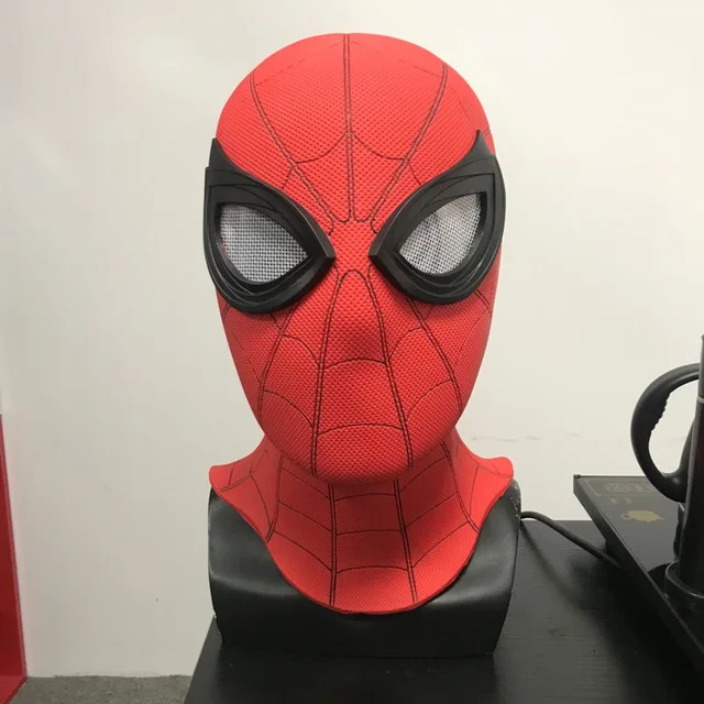 Máscara de Spiderman de Los Vengadores, casco de PVC, máscaras para niño,  fiesta de Halloween - AliExpress