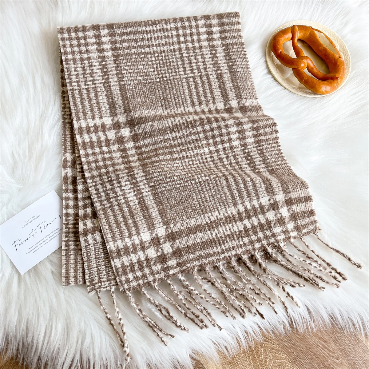 New Embossed Cashmere Women's Winter Scarf Warm Chunky Shawl Luxury Designer Tassels Pashmina Bufanda Lady Wrap Man Scarves