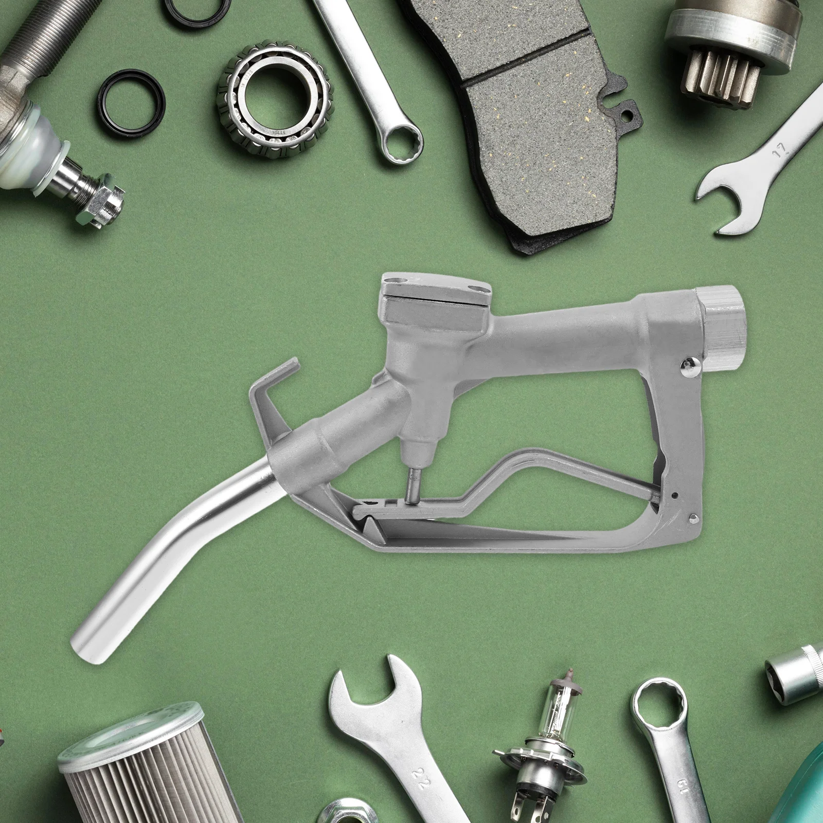 Universal Refilling Tool Manual Fuel Nozzle Aluminum Alloy for Engine Oil Dispenser Pump Nozzle