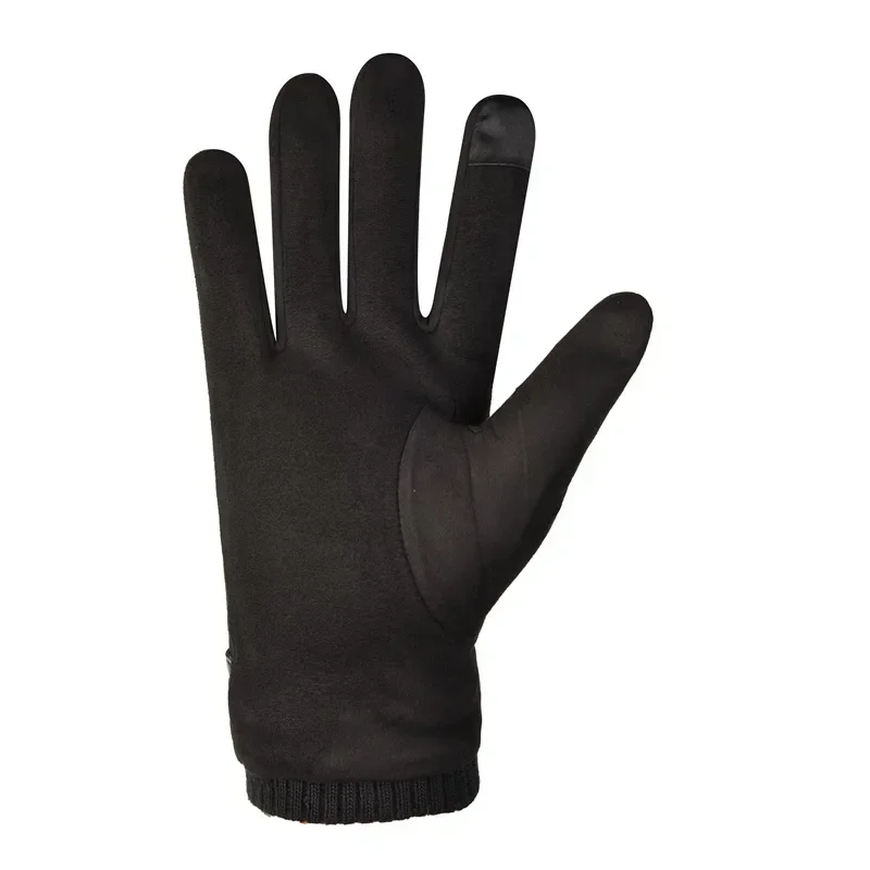 Men's Winter Suede Warm Military-Style Touchscreen Gloves