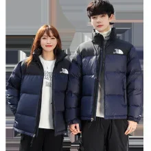 Young Men Velvet Clothes White Duck Velvet Hat Couple Thick Warm Coat Customizable Fabric Breathable Anti-cold