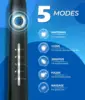 Electric Toothbrush for Adults with 8 Brush Heads, Sonic Electric Toothbrush with 40000 VPM Deep Clean 5 Modes, Rechargeable 2