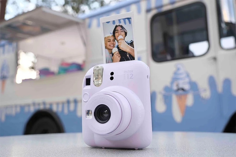 Fujifilm-Mini cámara instantánea original, 12 paquetes combinados de papel  fotográfico, color morado, disponible para la selección - AliExpress