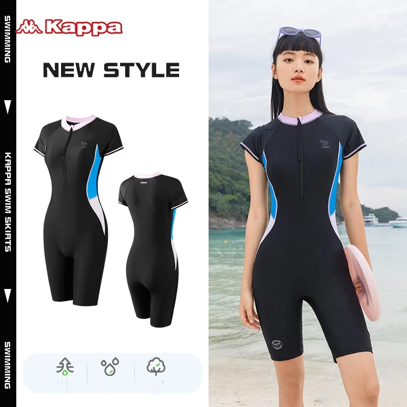 Kapaa Women One Piece Water Sport Professional Training Surf Bathing Push Up SwimWear Quick-Drying Athletic Competitive SwimSuit
