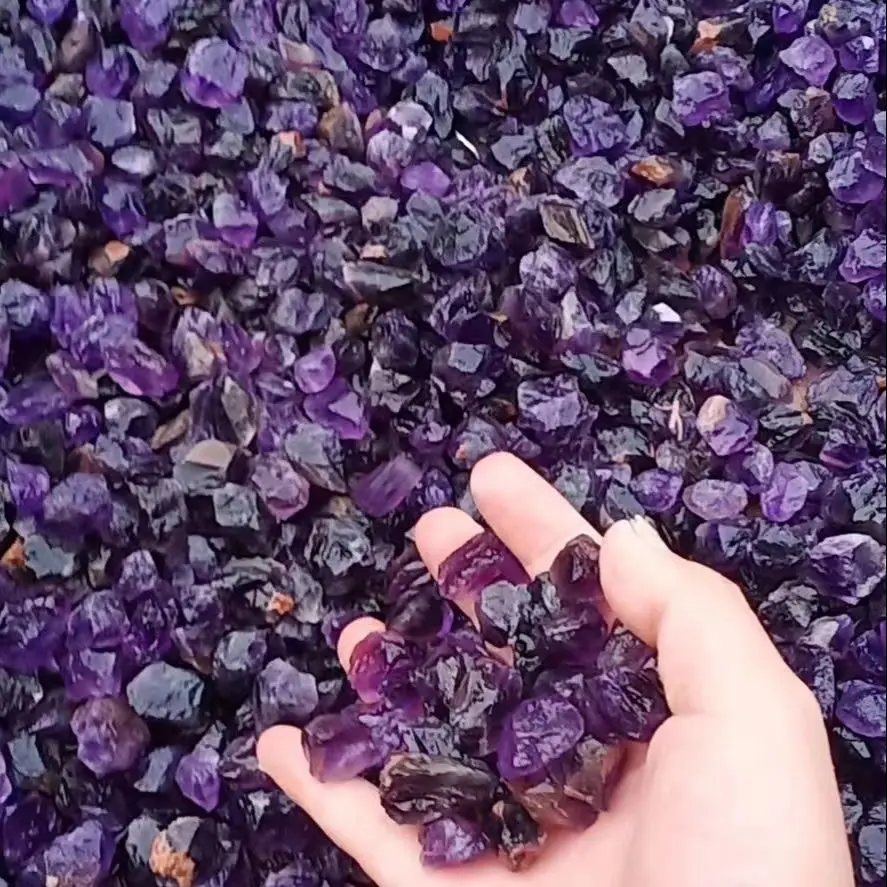 1kg pietra ametista grezza naturale quarzo viola grezzo energia curativa  minerali naturali pietra Reiki decorazione del giardino decorazione  dell'acquario