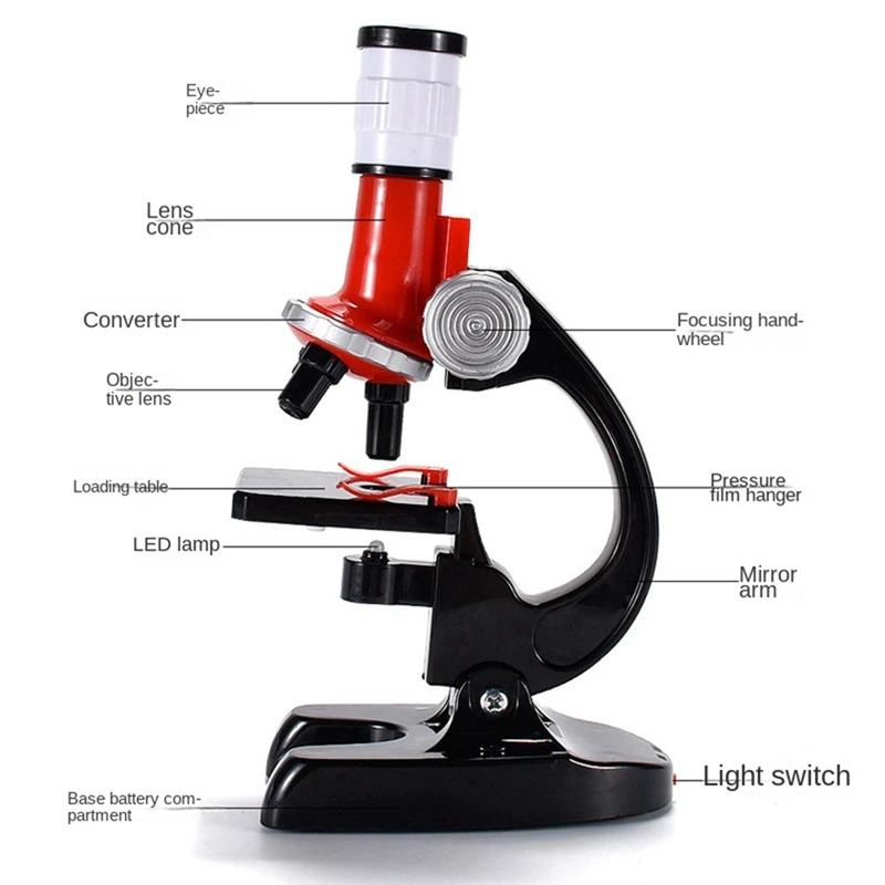 Microscope 1200 Times Student Toy 2