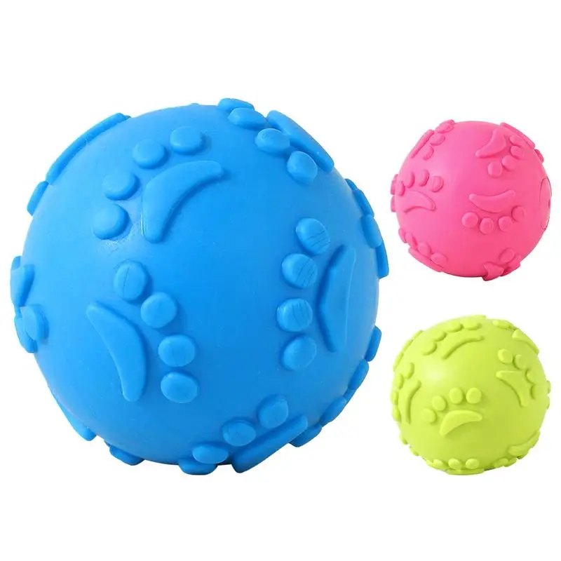 

Pet Dog Toy Ball with String Interactive Toys Teeth Cleaning Puppy Ball Dog Ball Indestructible Chew Bouncy Rubber Ball Toys