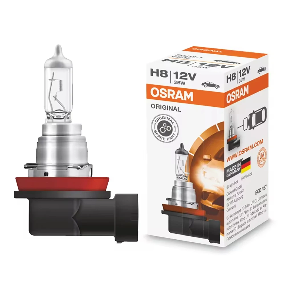 OSRAM 64212 H8 12V 35W PGJ19-1 Original Light Car Halogen Fog Lamp Auto Bulb 3200K Standard Headlight Made In Germany 5