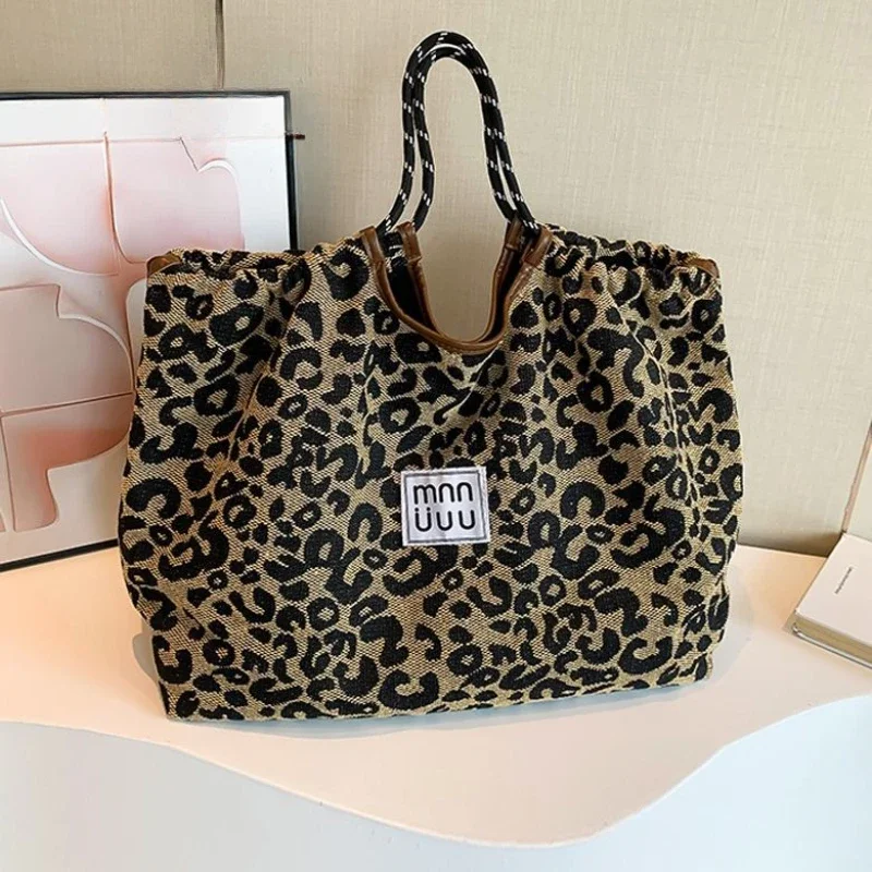 Sac à Motif De Léopard, Tote Bag Femme, Imprimé Léopard, Sac
