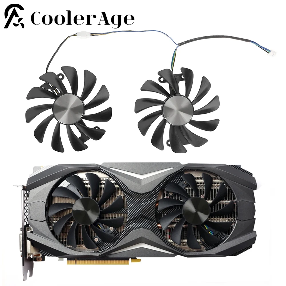 Nuova Ventola Per Scheda Video 95Mm Muslimexayexlimx1070 Gtx1080 Per Ventola Di Raffreddamento Per Scheda Grafica Zotac Gtx1070 1080 Amp Edition