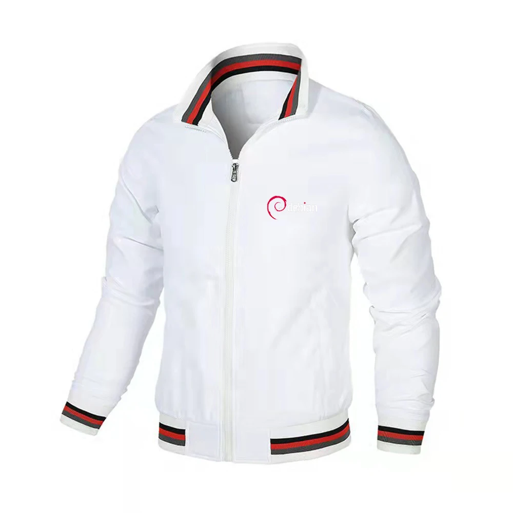Casual Solid Color Mens Jacket Breathable Sports Top