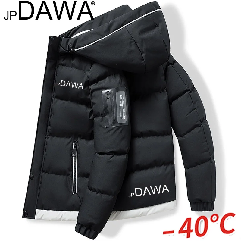 New Fishing Jacket Windproof and Waterproof Down Charge Coat Men's Autumn and Winter Mountaineering Warm Ski Cotton Coat