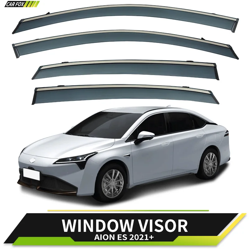 

For Aion ES 2021+ Plastic Window Visor Vent Shades Sun Rain Deflector Guard For Aion ES 2021+