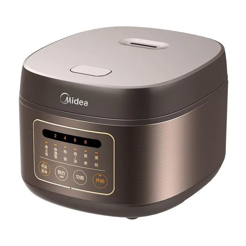 

Midea Rice Cooker Multifunctional LED Display 4L/5L Capacity Household Electric Rice Cooker Metal Body Home Kitchen Appliances