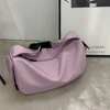 Solid Color Dry Wet Separation Bags Large Capacity Yoga Sports Chest Bag Wear-resistant with Pockets Zipper for Outdoor Football 1