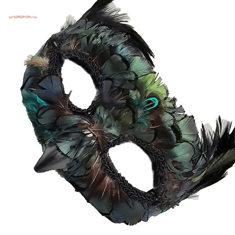 

Halloween Mask Beak Mask Venetians Mask Half Face Mask Feather Masquerades Mask