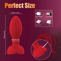 20 Modi Rotation Vibrierender Analplug Vibrator App Fernbedienung Männliches Prostata-Massagegerät Klitoris Hintern Stimulation Sexspielzeug für Frauen 4