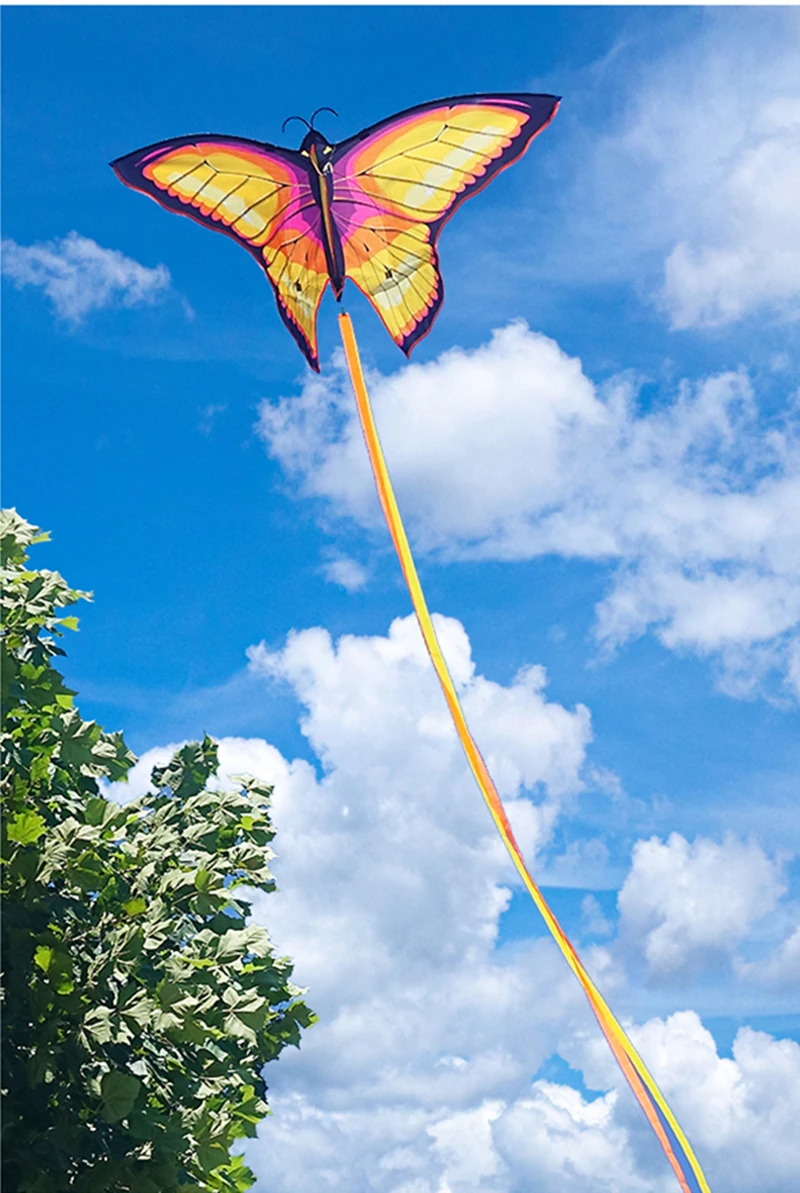 Free Shipping butterfly kites flying for children kites string line outdoor toys for kids kites bird ripstop nylon fabric kites 6