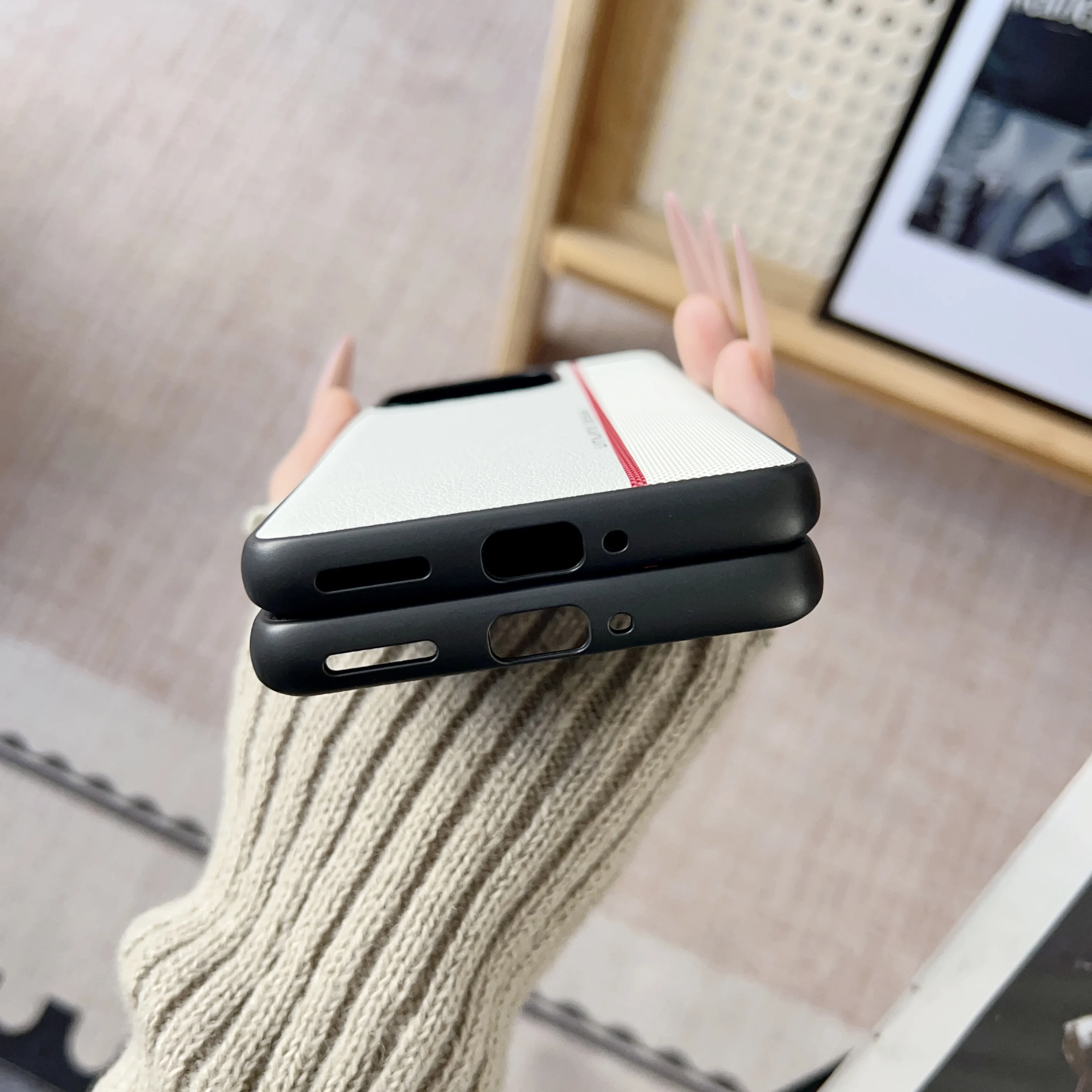 Luxury PU Leather Skin-Friendly Protective Back Cover Shell Case