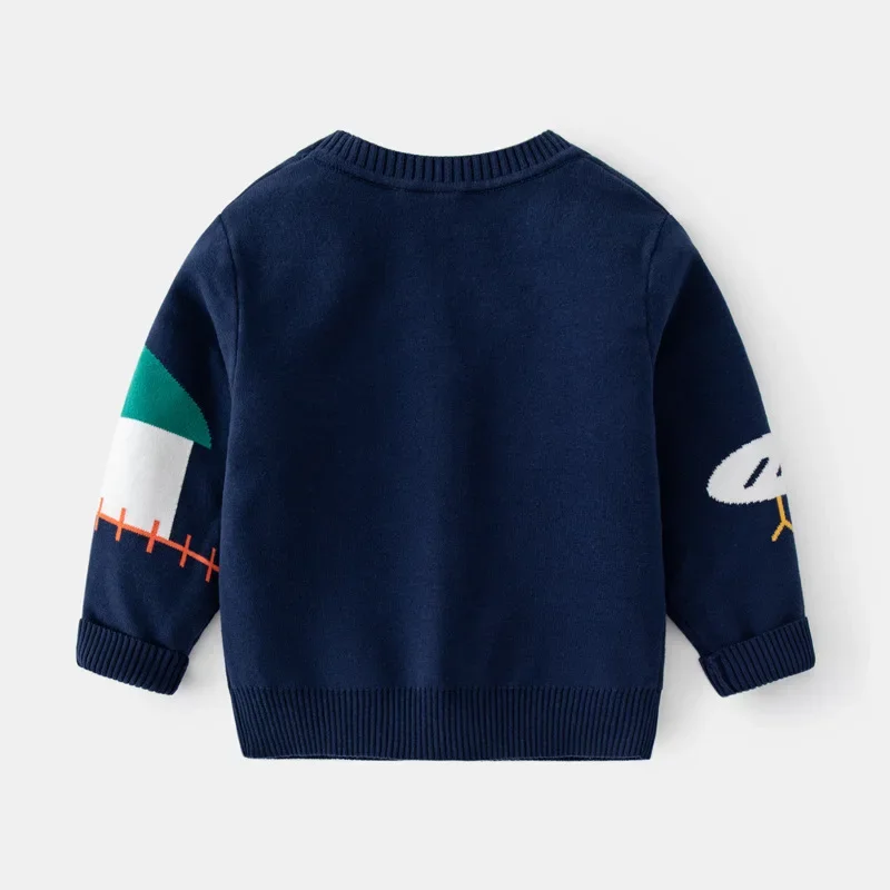 2-8T Kid Baby Boys Girls Winter Clothes Toddler Cute Infant Sweater Cardigan Knit Top Animal Print Infant Knitwear Coat Outfit kids sweater kids coat