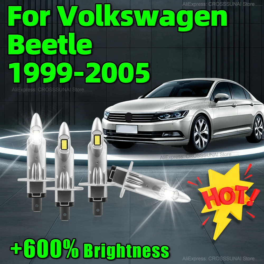 Pack ampoules LED H1 VW New Beetle Cabriolet (1Y7) (09.2002 à 10.2010)