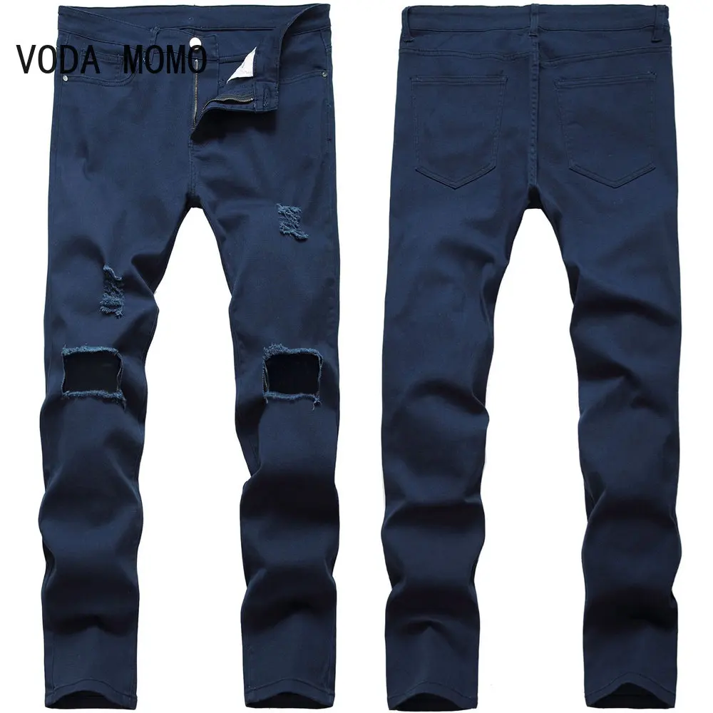 Jeans Da Uomo Di Marca Slim Fit Jeans Skinny In Denim Designer Jeans Dritti Elastici Pantaloni Elasticizzati Jeans Per Pantaloni Da Uomo