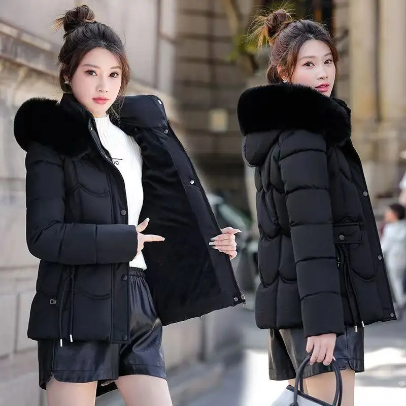NewWarmCold-resistantCottonPaddedJacketWinterKoreanSlimWomen