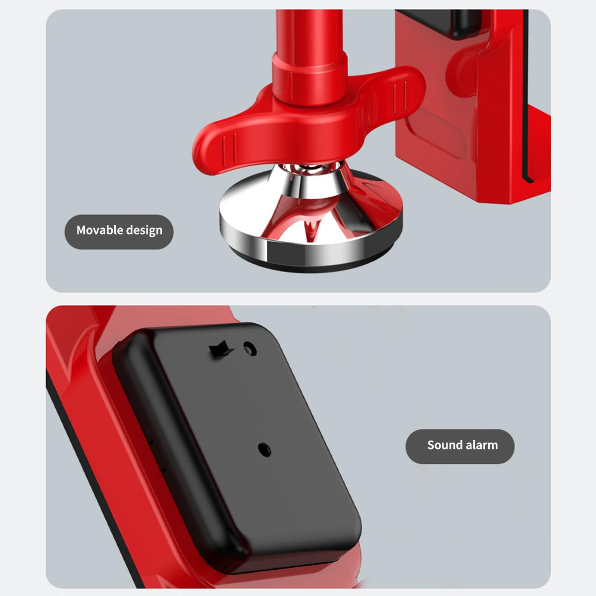 Portable Alarm Door Stop Door Stop Alarm Safety Latch Travel Safety
