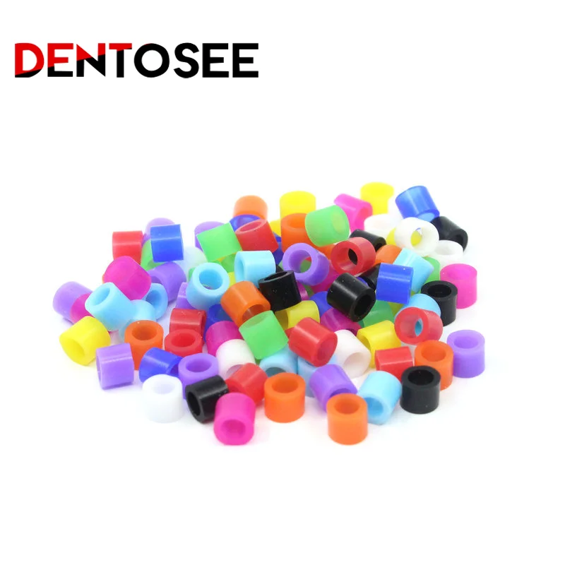 

100pcs Autoclavable Universal Ring Dental Universal Silicone Rubber Ring Distinguish Code Ring