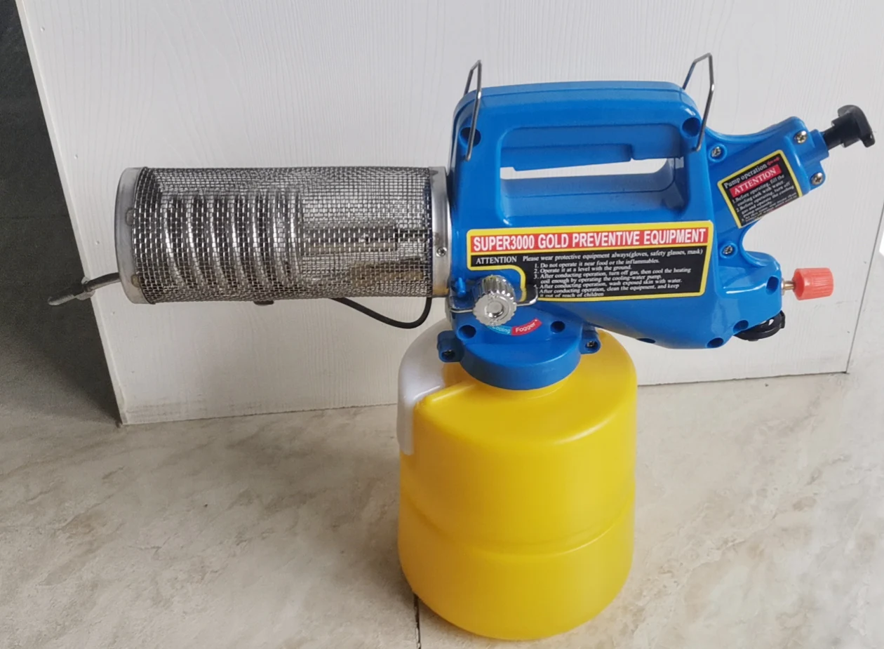 New 2L Gas Fuel Thermal Hot Portable Dry Fogger Fogging Machine Fumigation Sprayer Mosquito Moths Filies piercing tattoo equipment tattoo motor machine cutting and fogging machine universal all in one machine professional