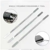 Multi-Purpose Metal Spudger & Pry Tool Set Durable Mini Crowbar with Non-Slip Grip for Phone Laptop Toy & Oyster Opening Repair​ 2